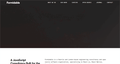 Desktop Screenshot of formidable.com