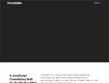 Tablet Screenshot of formidable.com